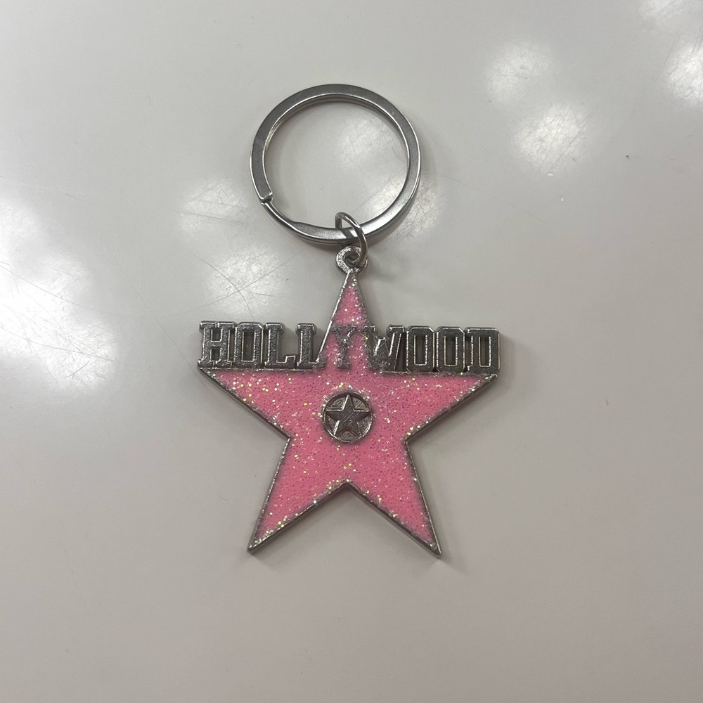hollywood star keychain